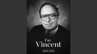 MLB第８代目コミッショナー・フェイ・ヴィンセント氏が死去　巨大地震の１０日後にワールドシリーズ再開、ロジャー・マリスのホームラン記録認定など多くの功績