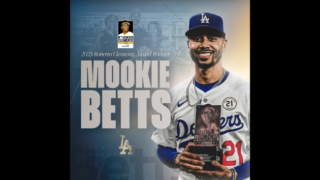 今年の「ロベルト・クレメンテ賞」はドジャースのムーキー・ベッツ　１月には山火事の被災者に３万ドル分の靴を寄付
